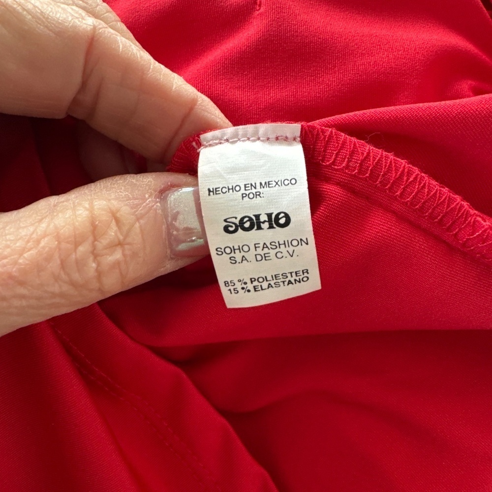 Soho red bodycon dress Size S - Picture 4 of 4